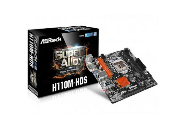 Asrock h110m hds подключение